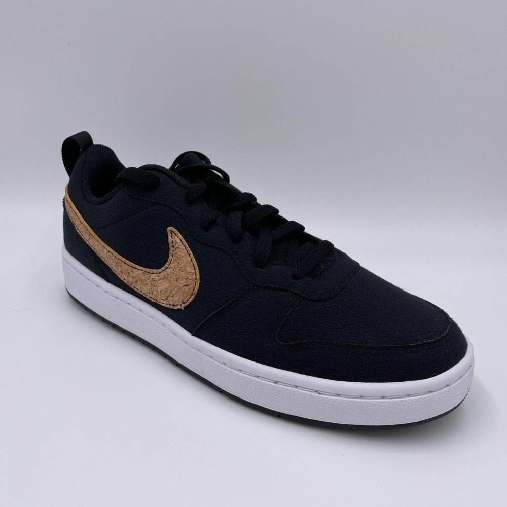 Nike Court Borough Low 2 CNVS Black Womens Shoes - Picture 7 of 8